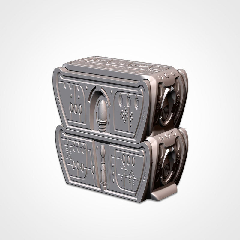 WTC Foldable Eldar Set 3D printed terrain view 10