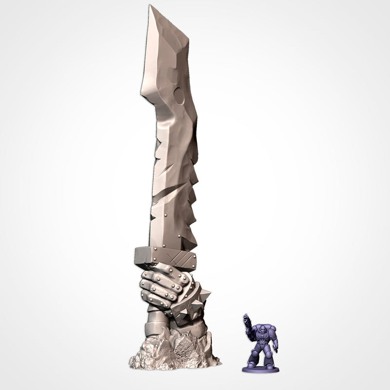 Orcish Monuments 3D printed terrain view 10