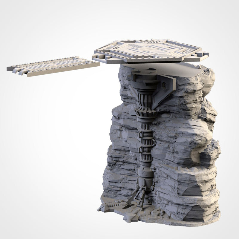 Sci-Fi City 3D printed terrain view 10