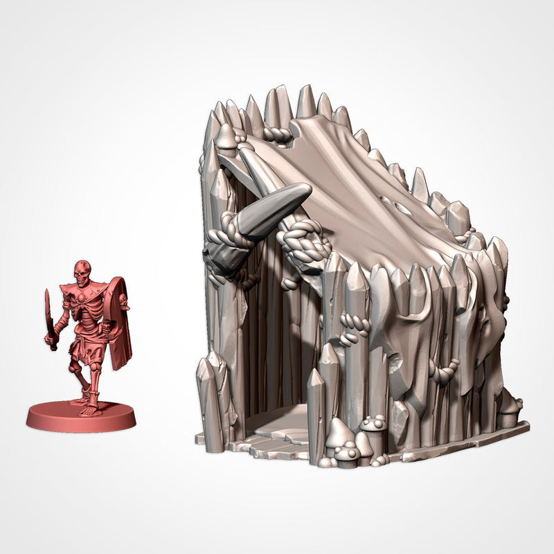 Goblin Camp 3D printed terrain view 10