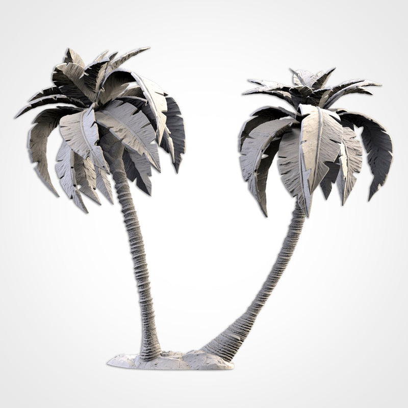 Palms 3D printed terrain view 10