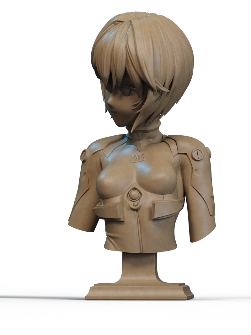 Rei Ayanami Resin Bust - view 2