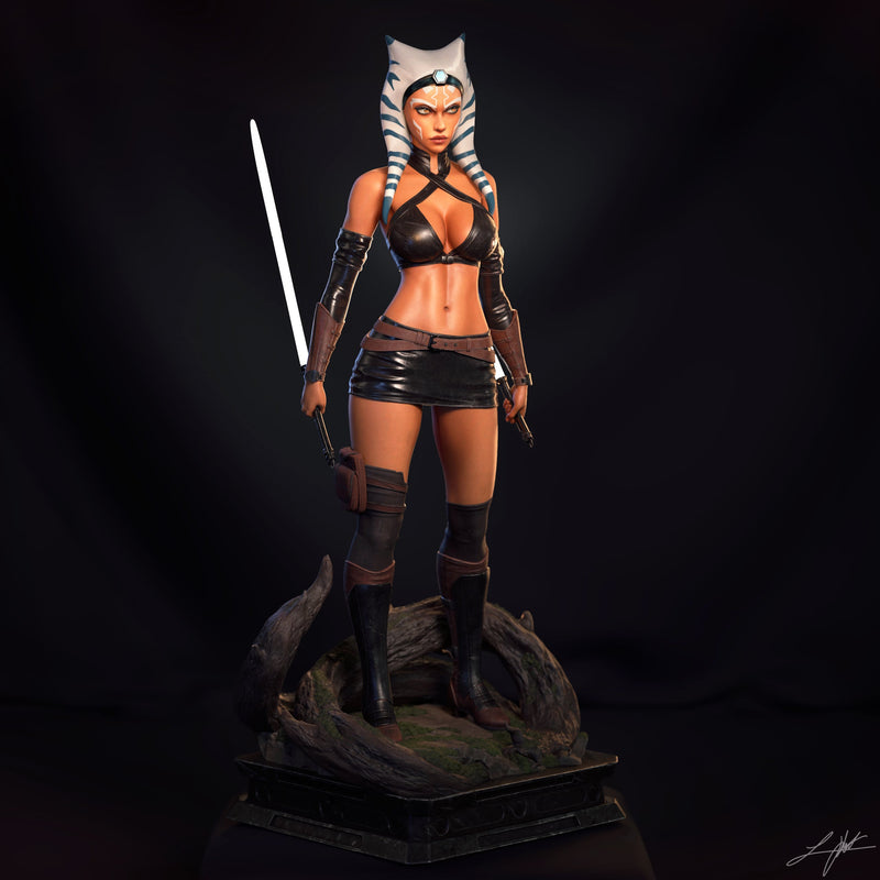 Ahsoka Tano Resin Statue - view 2