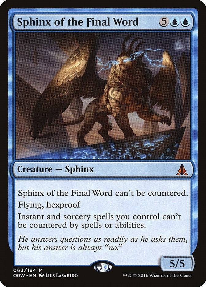 Sphinx of the Final Word (63) [OGW]