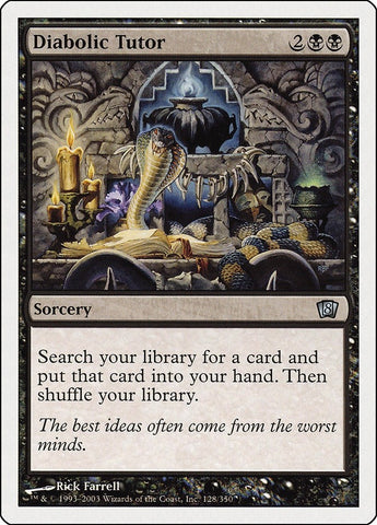 Diabolic Tutor (128) [8ED]
