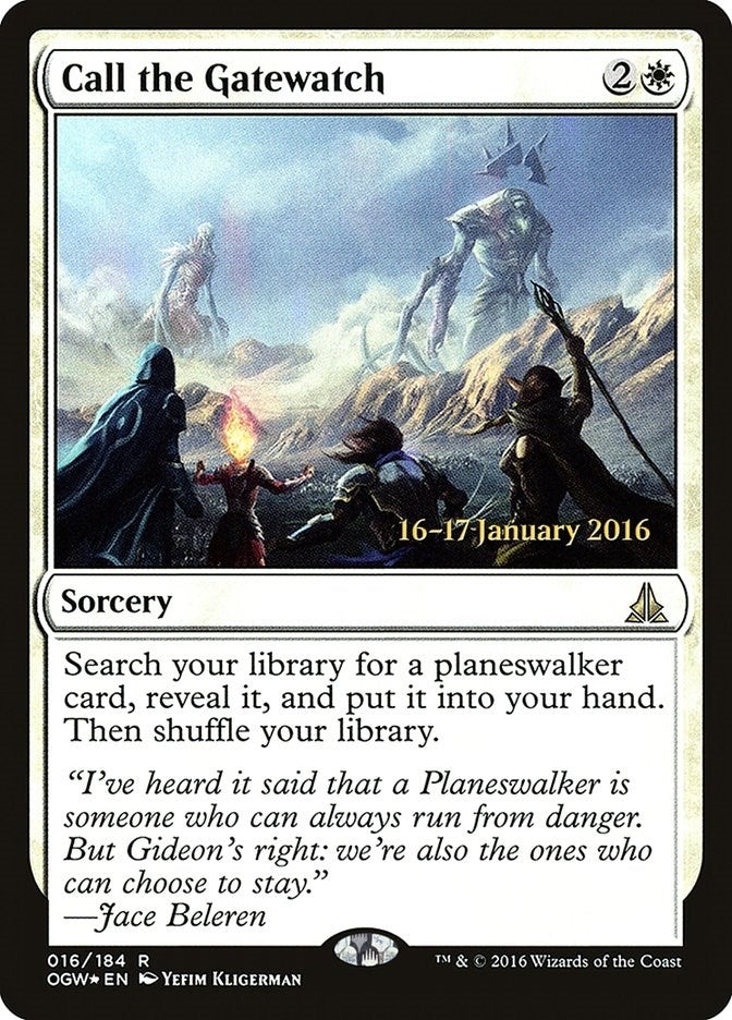 Call the Gatewatch (16) [PRE]