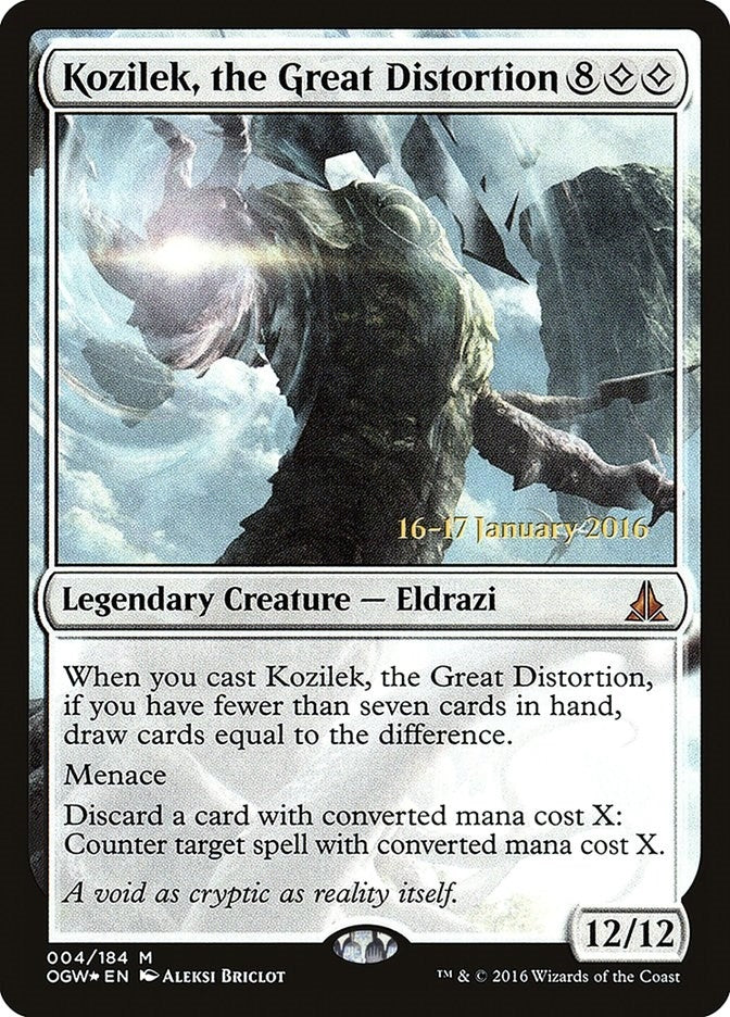 Kozilek the Great Distortion (4) [PRE]
