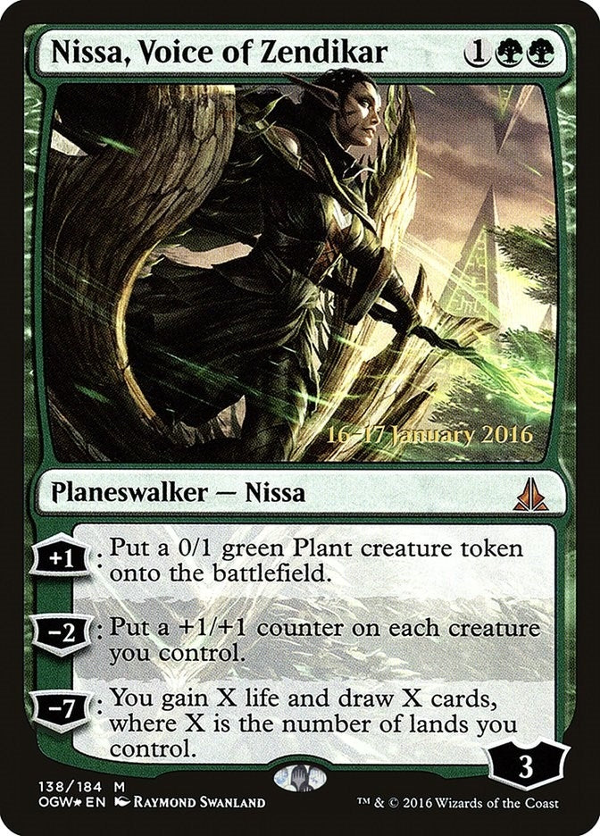 Nissa Voice of Zendikar (138) [PRE]