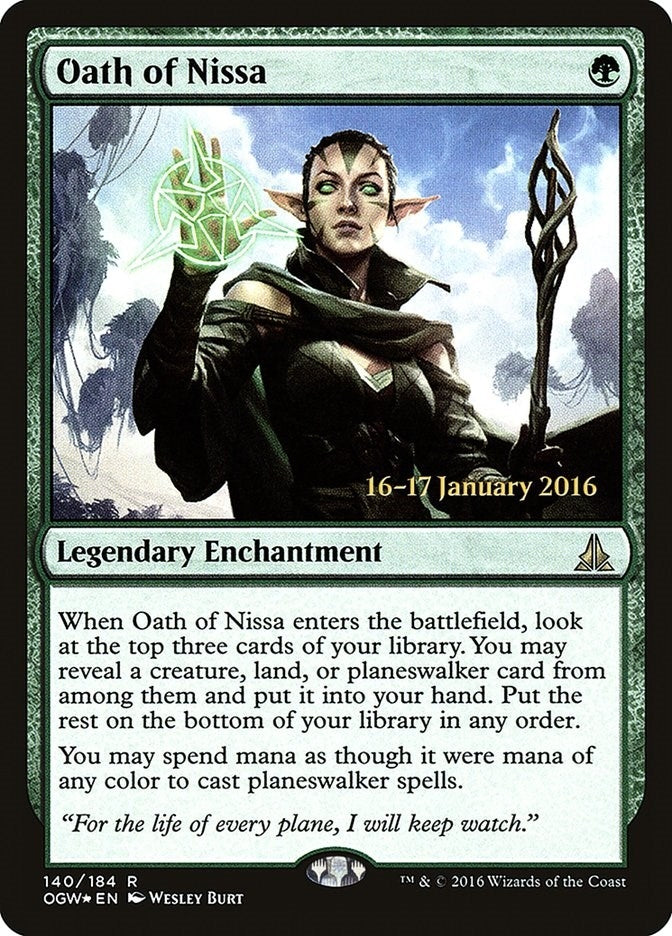 Oath of Nissa (140) [PRE]