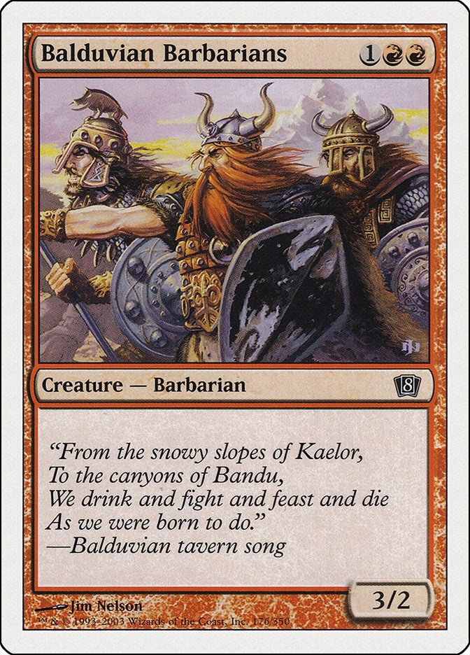 Balduvian Barbarians (176) [8ED]