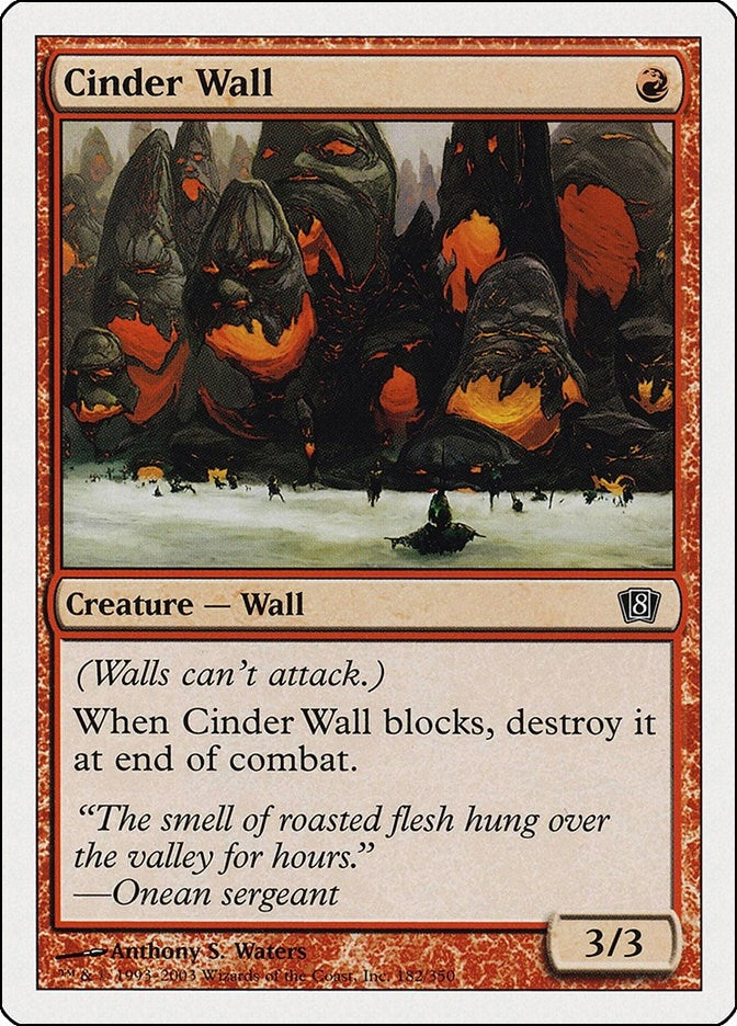 Cinder Wall (182) [8ED]