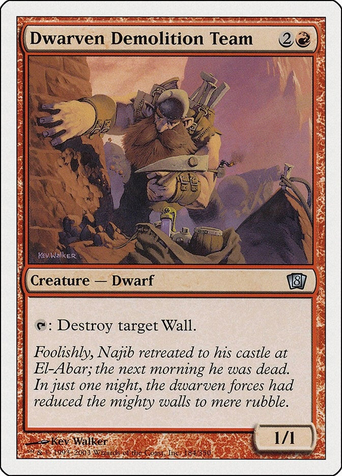 Dwarven Demolition Team (184) [8ED]