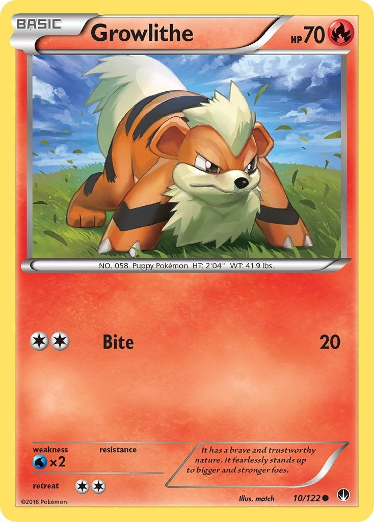 Growlithe (10/122) [BKP]