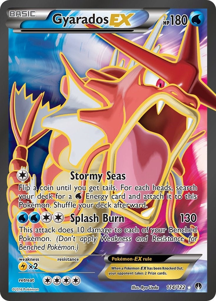 Gyarados EX Full Art (114/122) [BKP]