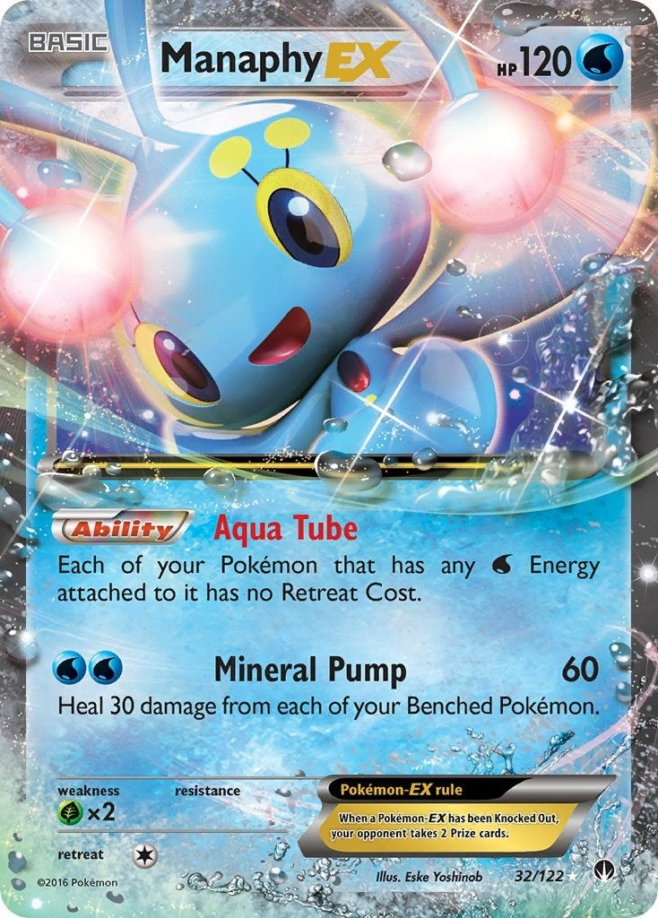 Manaphy EX (32/122) (XY - BREAKpoint)