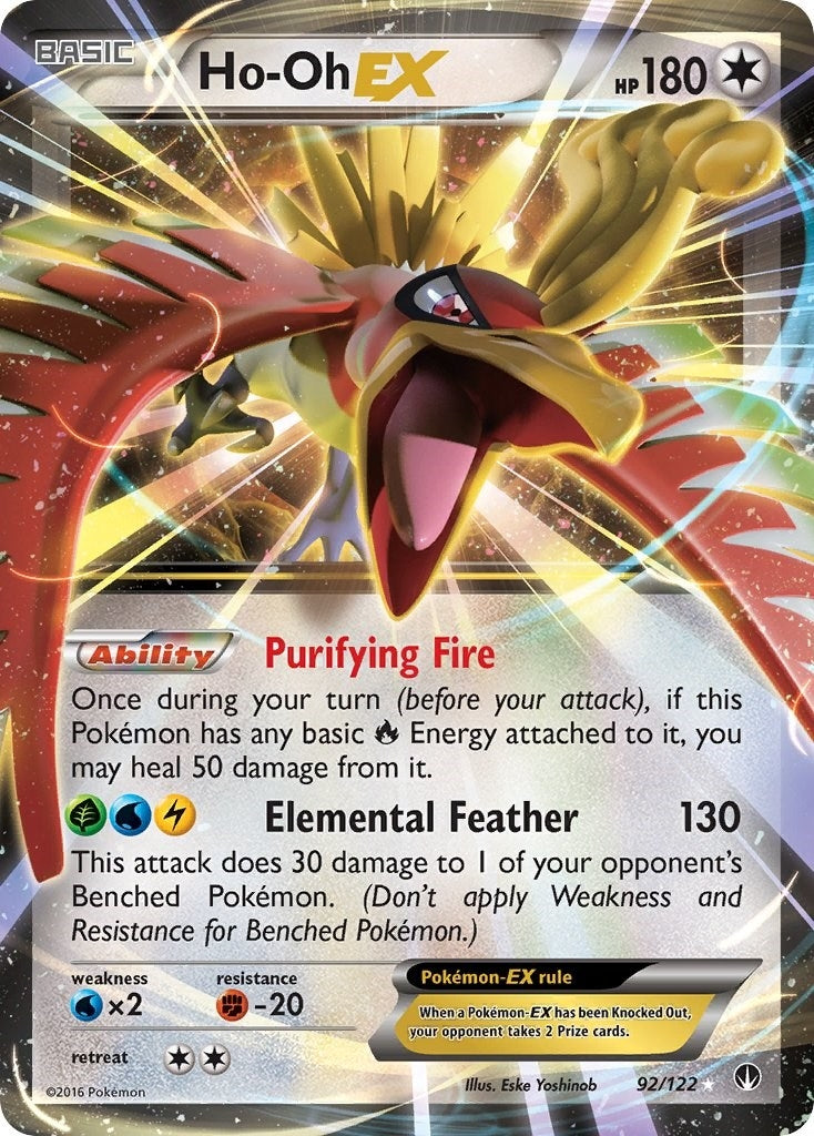Ho Oh EX (92/122) [BKP]