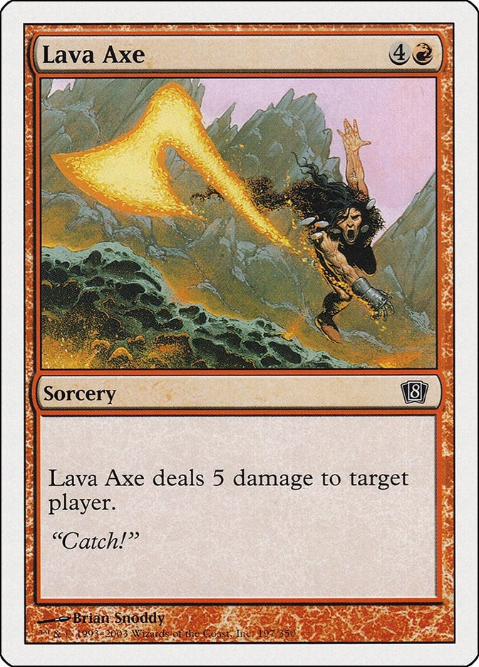 Lava Axe (197) [8ED]