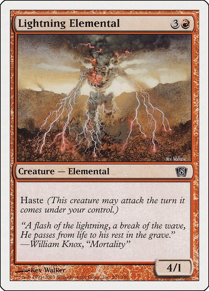 Lightning Elemental (201) [8ED]