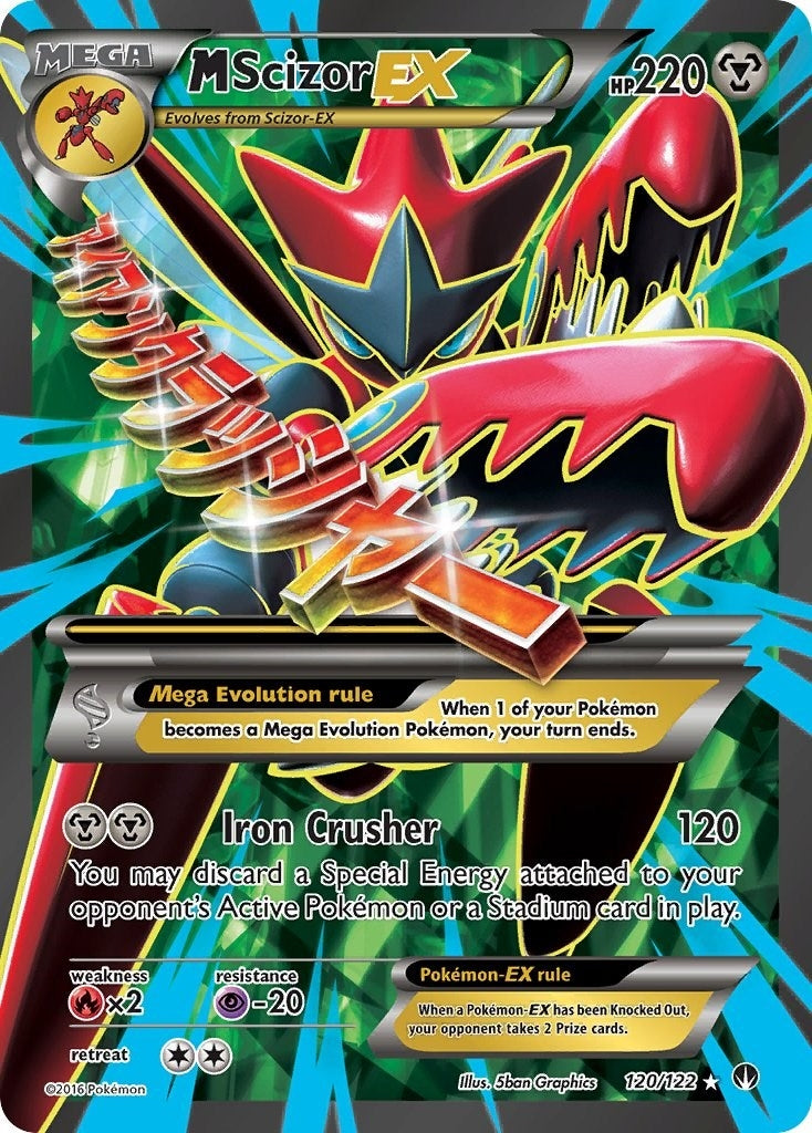 M Scizor EX Full Art (120/122) [BKP]
