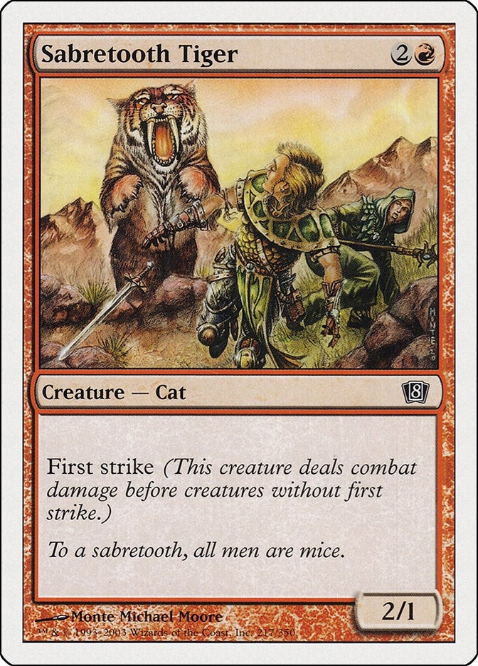 Sabretooth Tiger (217) [8ED]