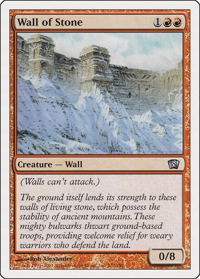 Wall of Stone (232) [8ED]