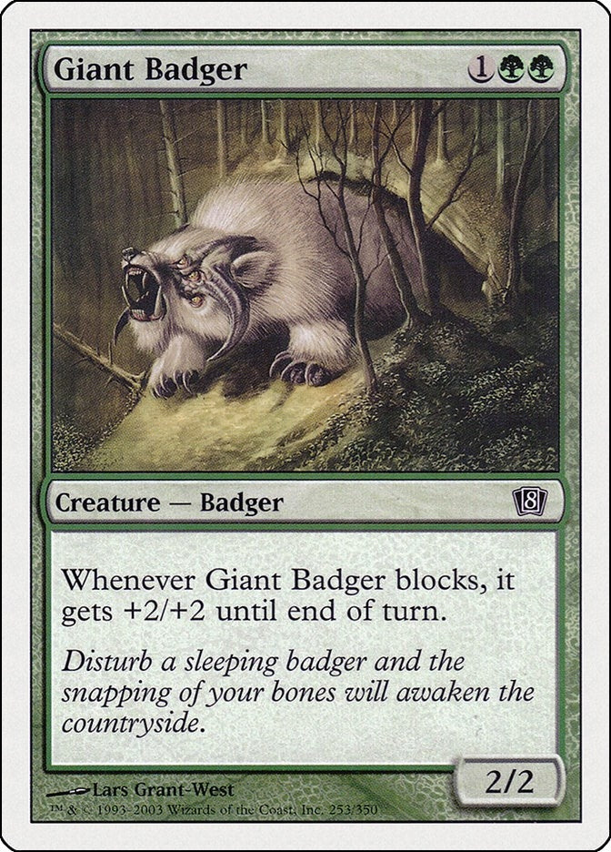 Giant Badger (253) [8ED]