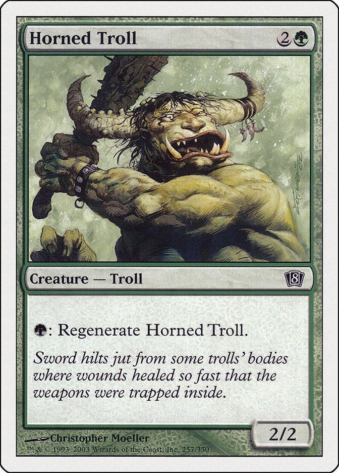 Horned Troll (257) [8ED]