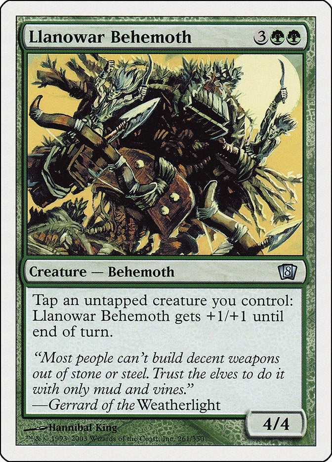 Llanowar Behemoth (261) [8ED]
