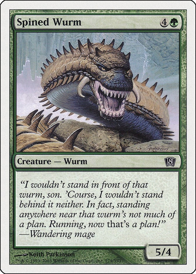 Spined Wurm (279) [8ED]
