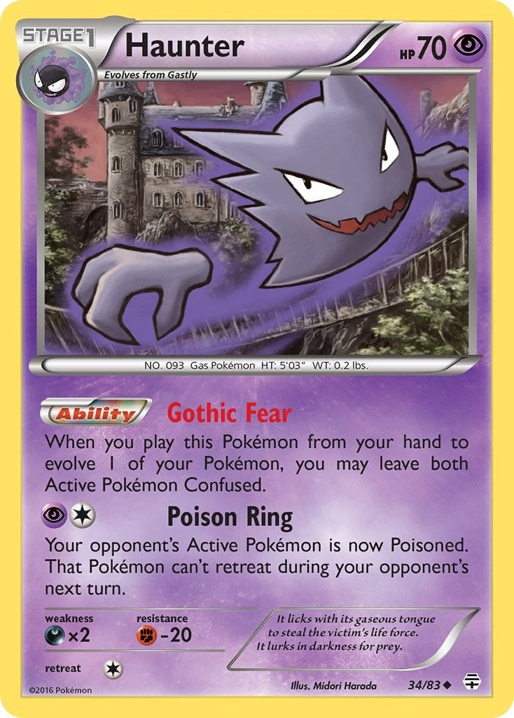 Haunter (34/83) [GEN]
