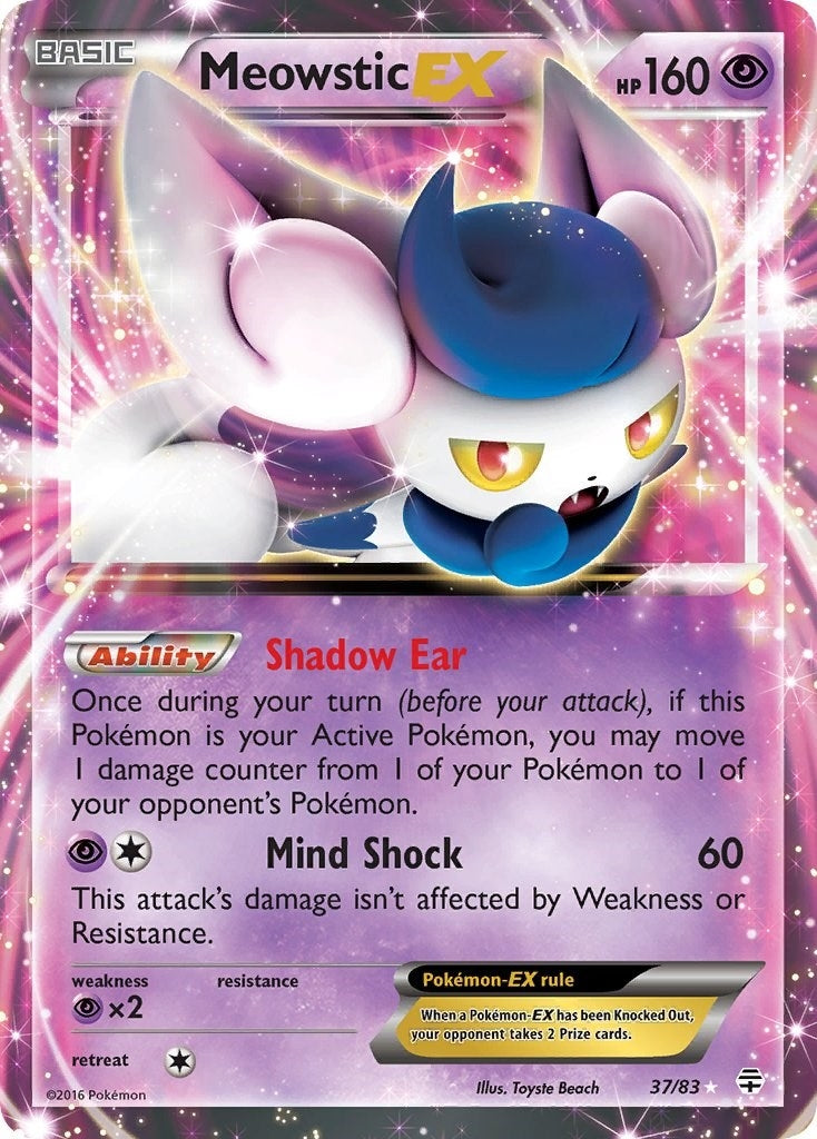 Meowstic EX (37/83) [GEN]