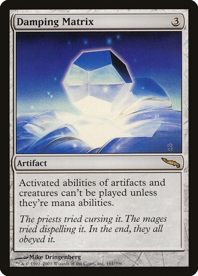 Damping Matrix (161) [MRD]