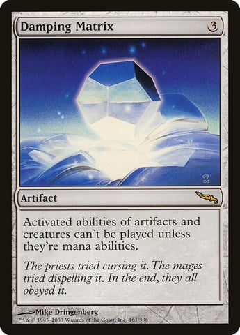 Damping Matrix (161) [MRD]