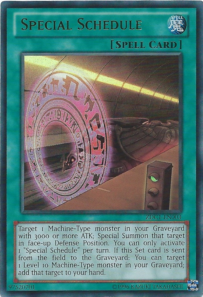 Special Schedule (ZDC1-EN003) [ZEXEU]