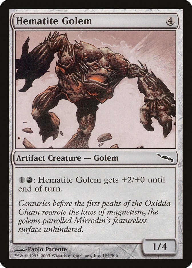 Hematite Golem (185) [MRD]