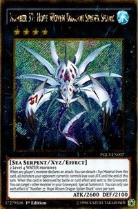 Number 37 Hope Woven Dragon Spider Shark (PGL3-EN007) [PG3]