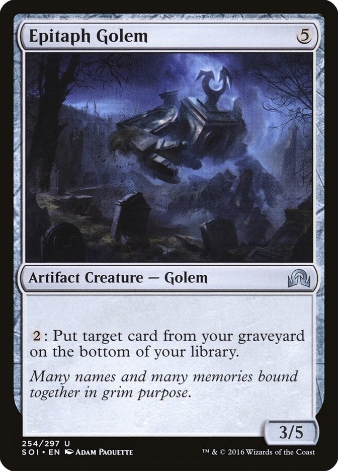 Epitaph Golem (254) [SOI]