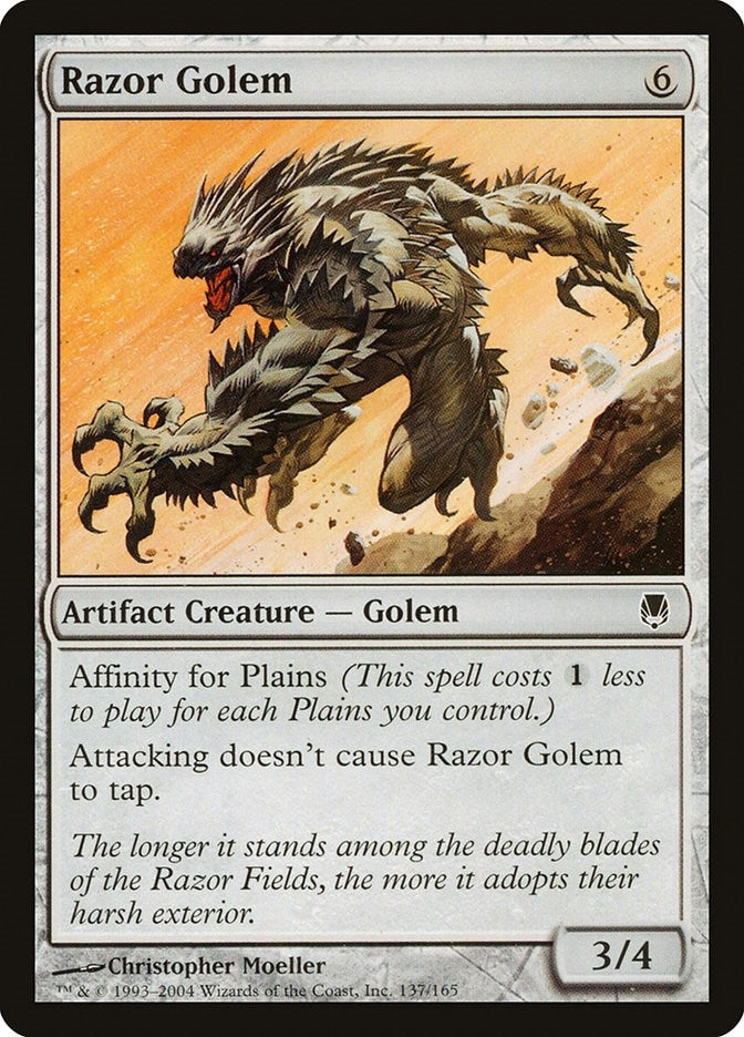 Razor Golem (137) [DST]