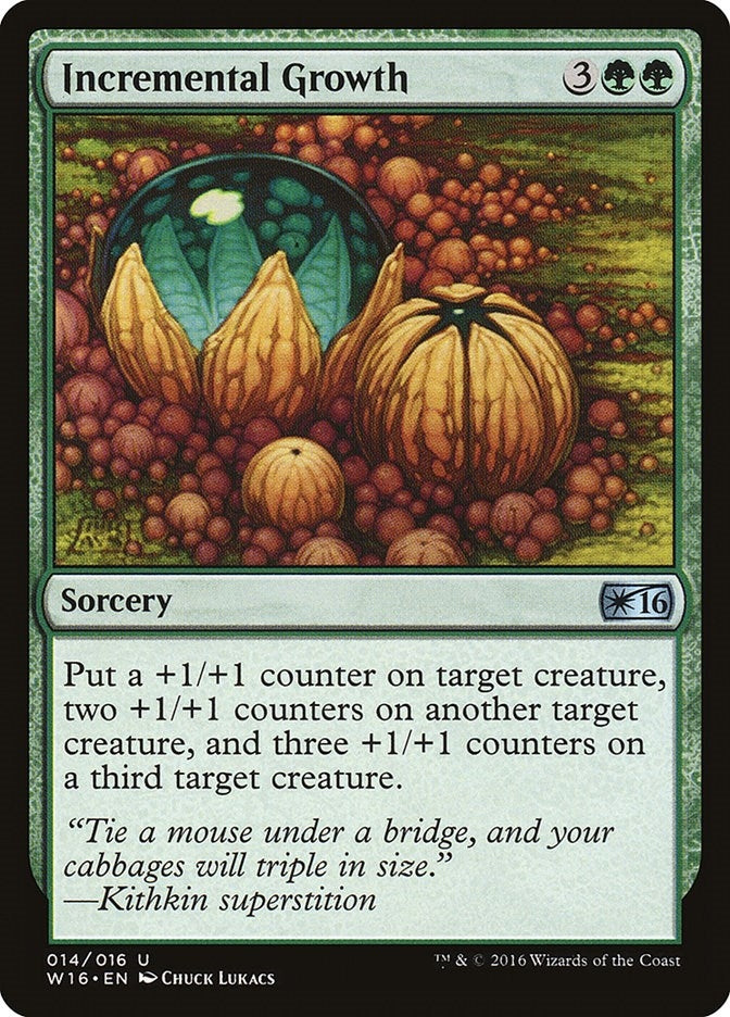 Incremental Growth (14) [W16]