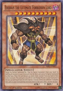 Exodius the Ultimate Forbidden Lord (MIL1-EN007) [MIL1]