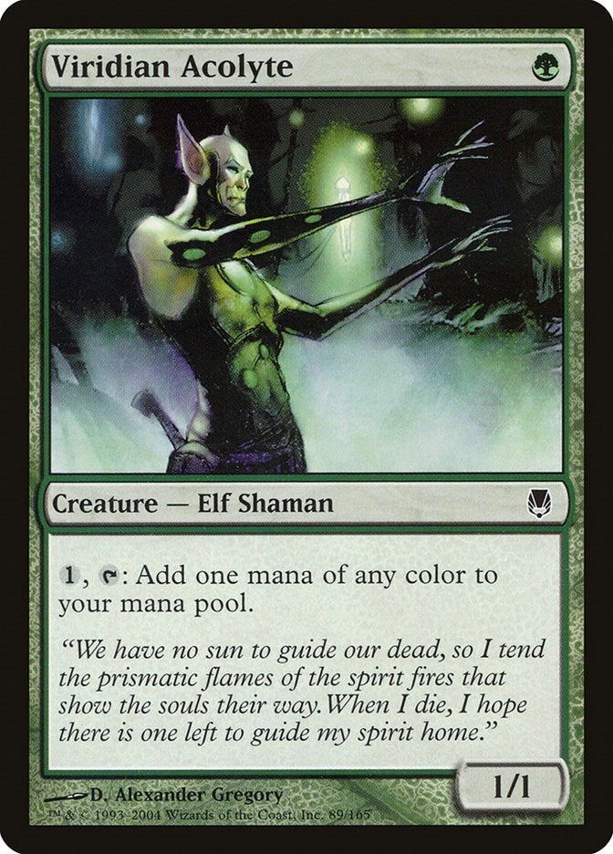 Viridian Acolyte (89) [DST]