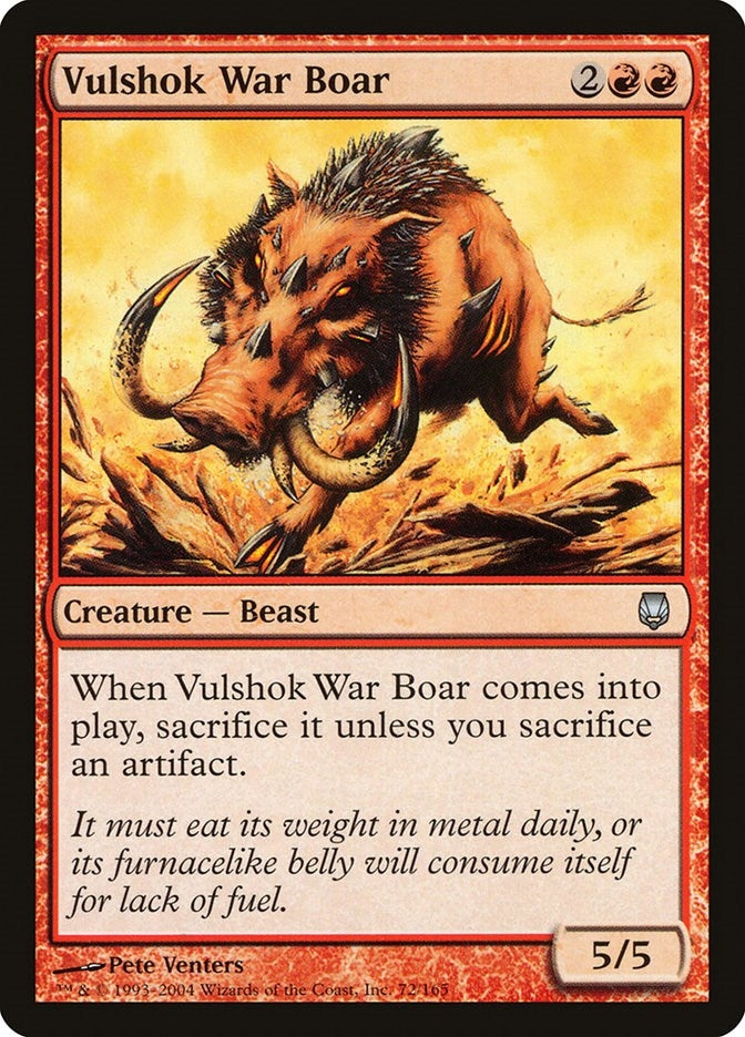 Vulshok War Boar (72) [DST]