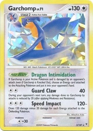 Garchomp 5 147 Cracked Ice Holo (005/147) [PR]