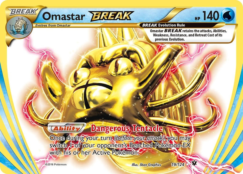 Omastar BREAK (19/124) (XY - Fates Collide)