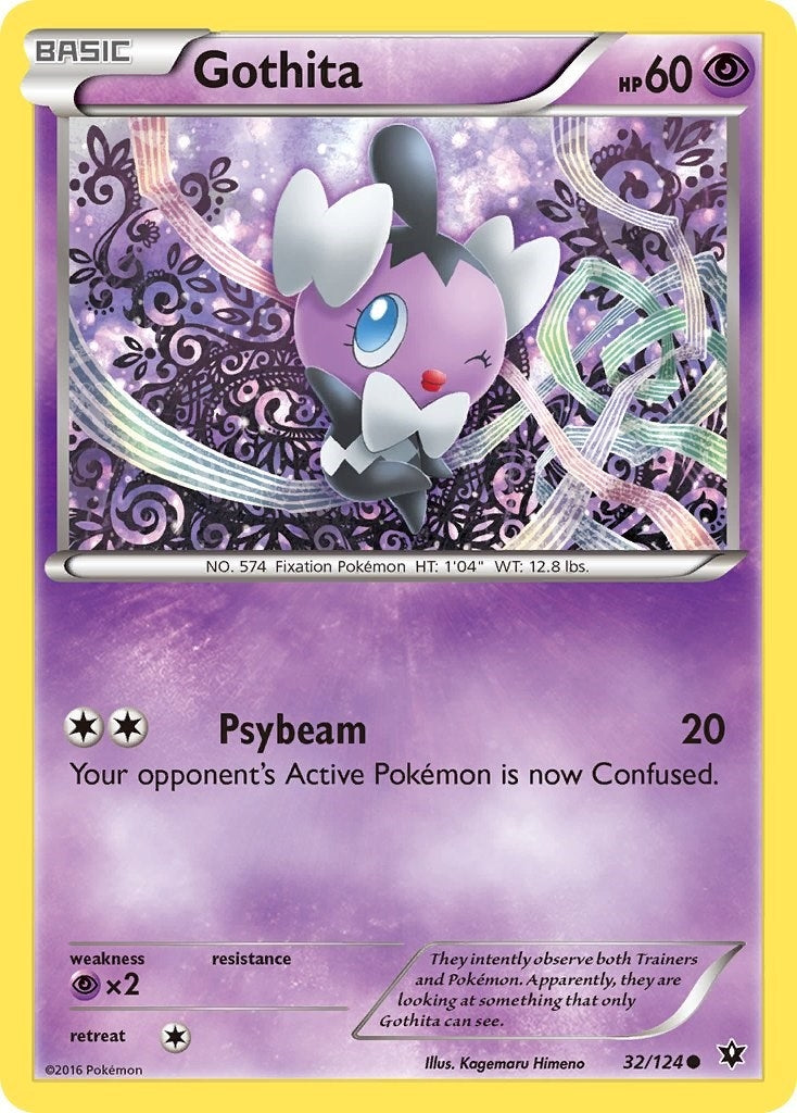 Gothita (32/124) (XY - Fates Collide)