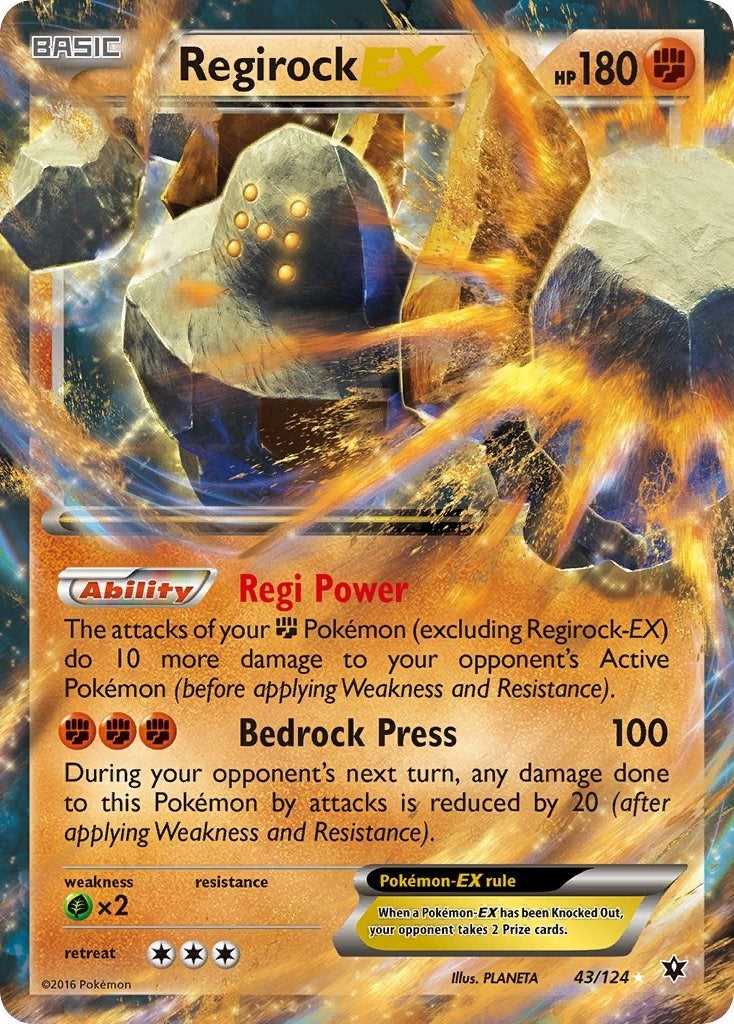 Regirock EX (43/124) [FCO]
