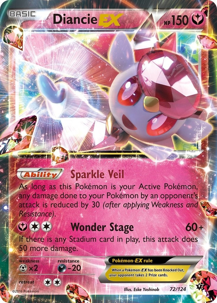 Diancie EX (72/124) [FCO]