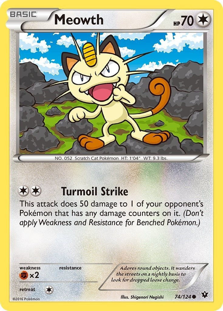 Meowth (74/124) [FCO]