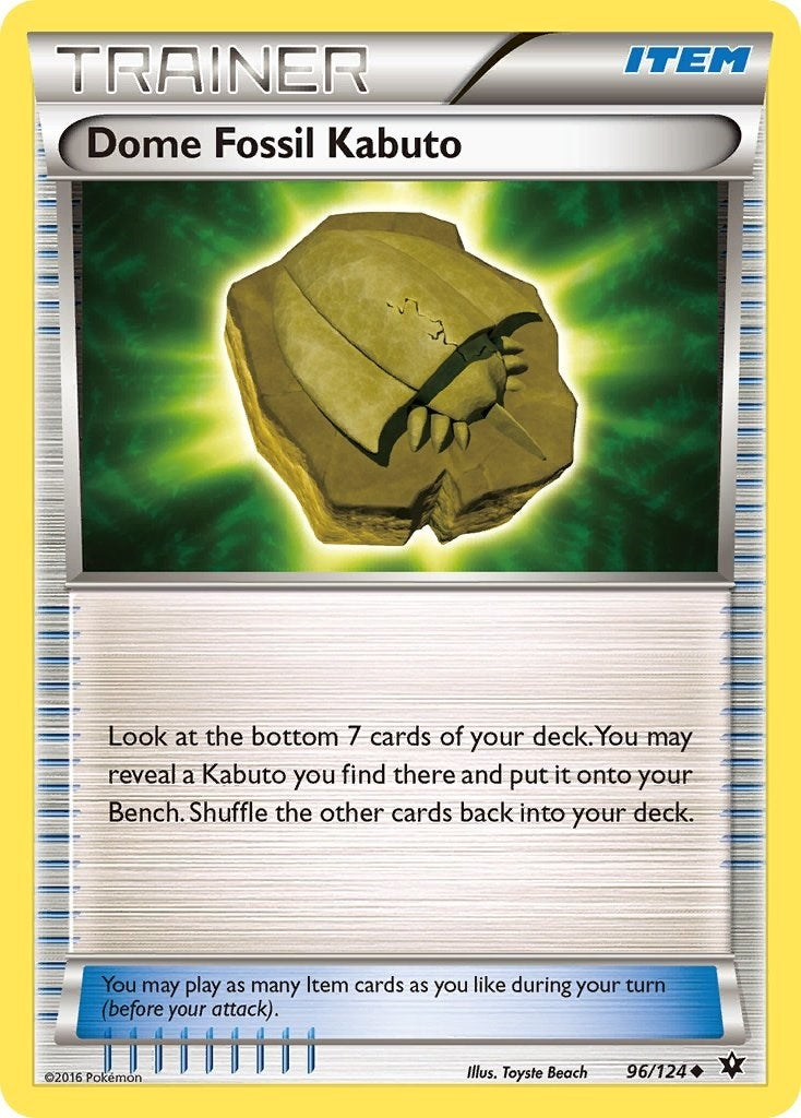 Dome Fossil Kabuto (96/124) [FCO]