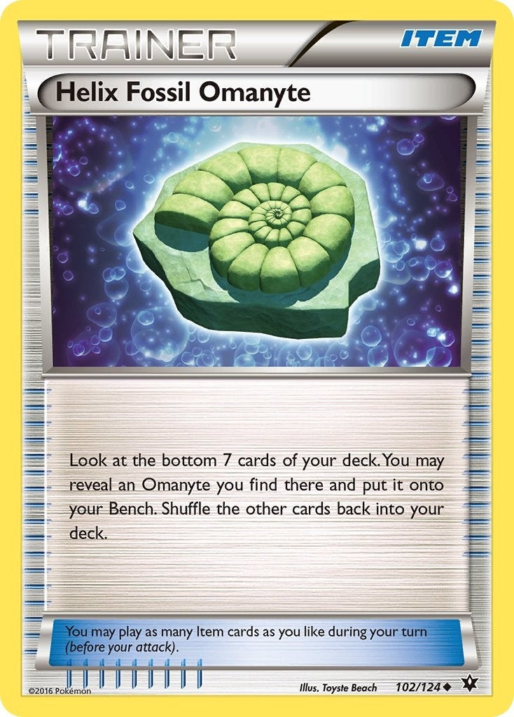 Helix Fossil Omanyte (102/124) [FCO]
